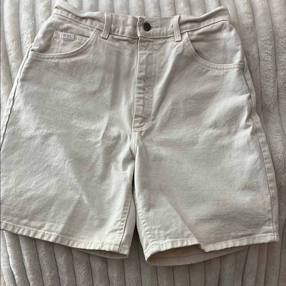 Lee Women's White Jean Shorts